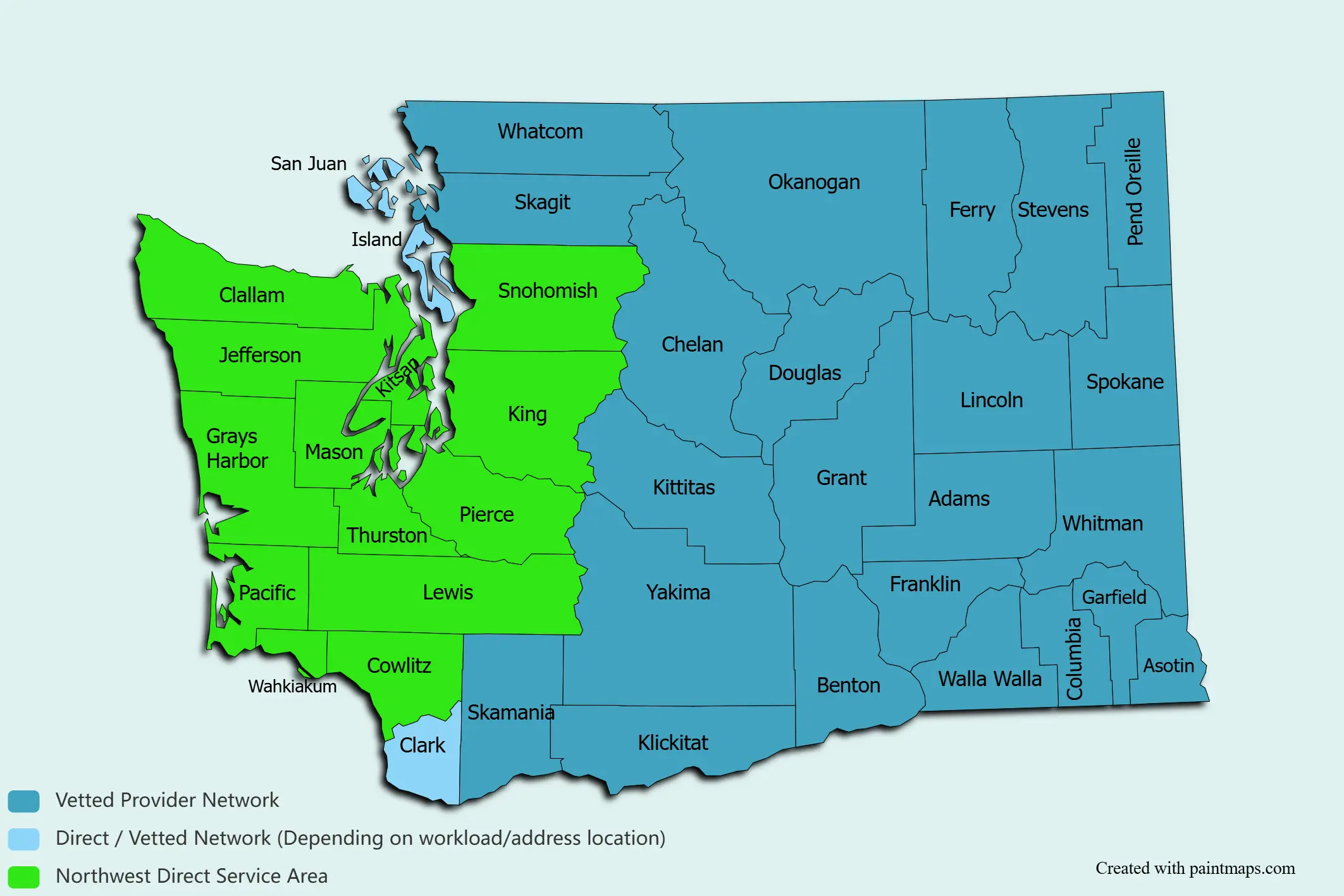 Washington Map Chart (1)